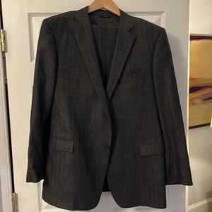 Brooke Brothers Charcoal Houndstooth Suit.